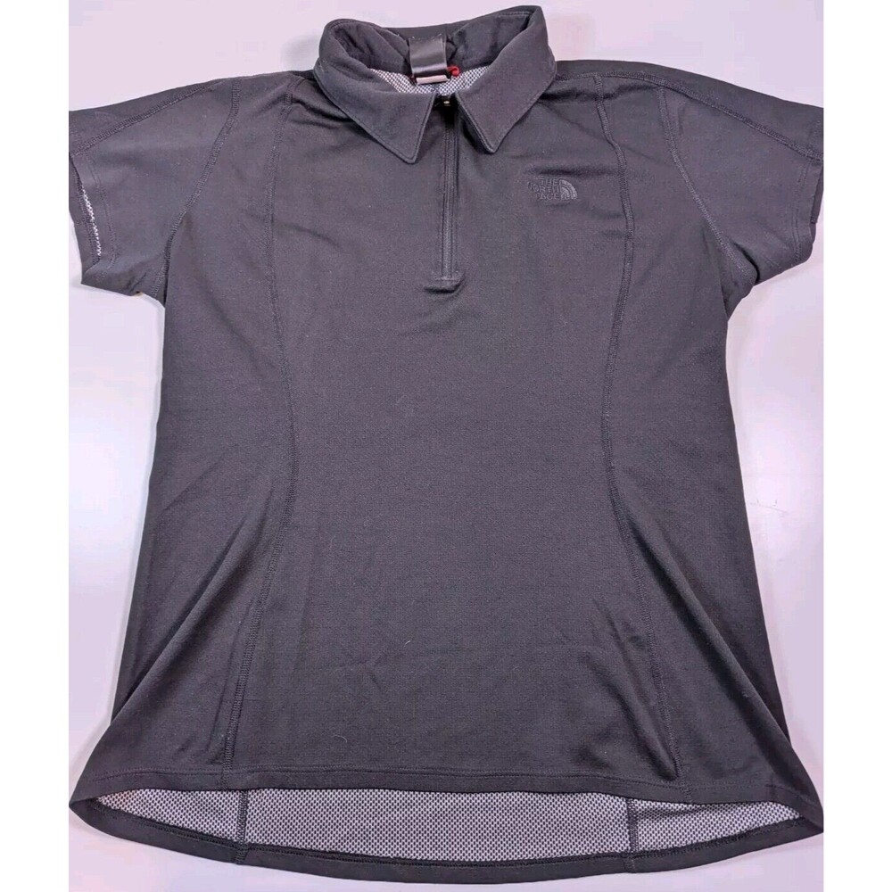 The North Face Black Cycling Jersey Shirt 1/4 Zip Size Women's Size Large